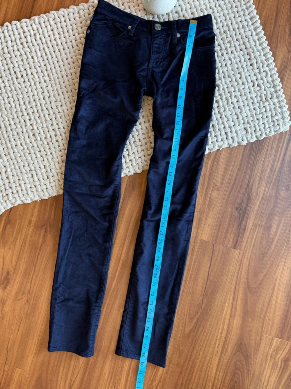 Rock and Republic | Women’s Berlin Corduroy Pants in Navy Blue | 6
